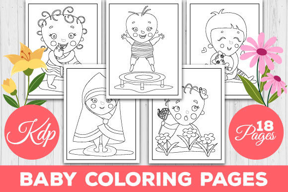 Baby Coloring Book Pages for Kids - Coloring Pages Amp
