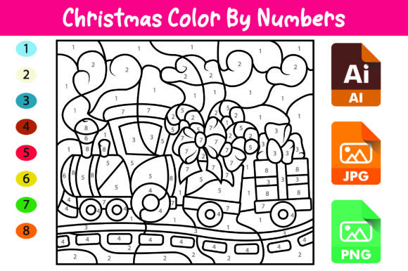 Christmas Color by Numbers for Kids 15 Review