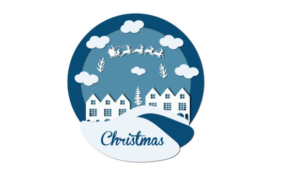 Christmas Design SVG File for Crafts