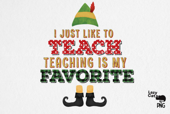 Christmas Elf Teacher Sublimation for Crafts