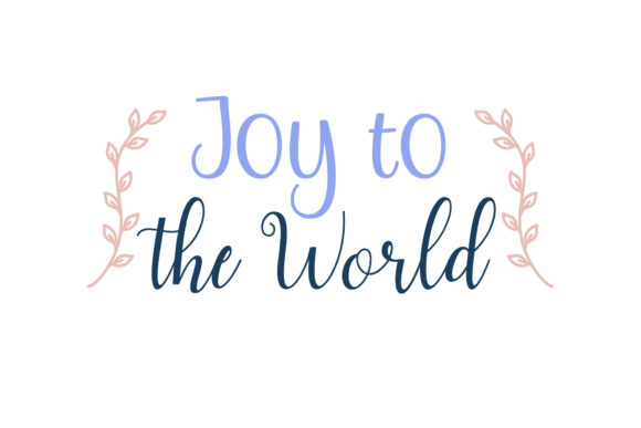 Christmas Quotes Joy to the World Graphic Design Asset Review