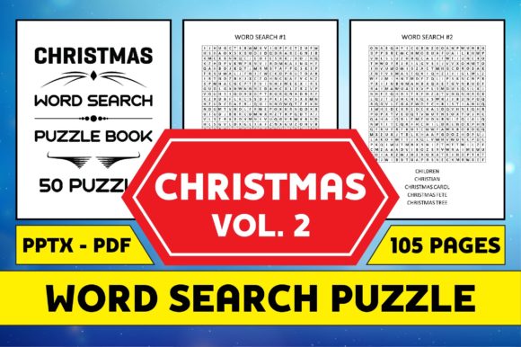 Christmas Word Search Puzzle Book KDP V2 Review