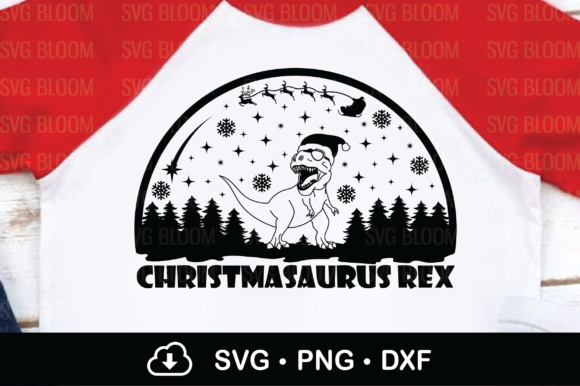 Christmasaurus Kids Christmas Design for Graphic Templates