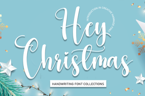 Hey Christmas Script Amp for Cricut and Handmade Projects